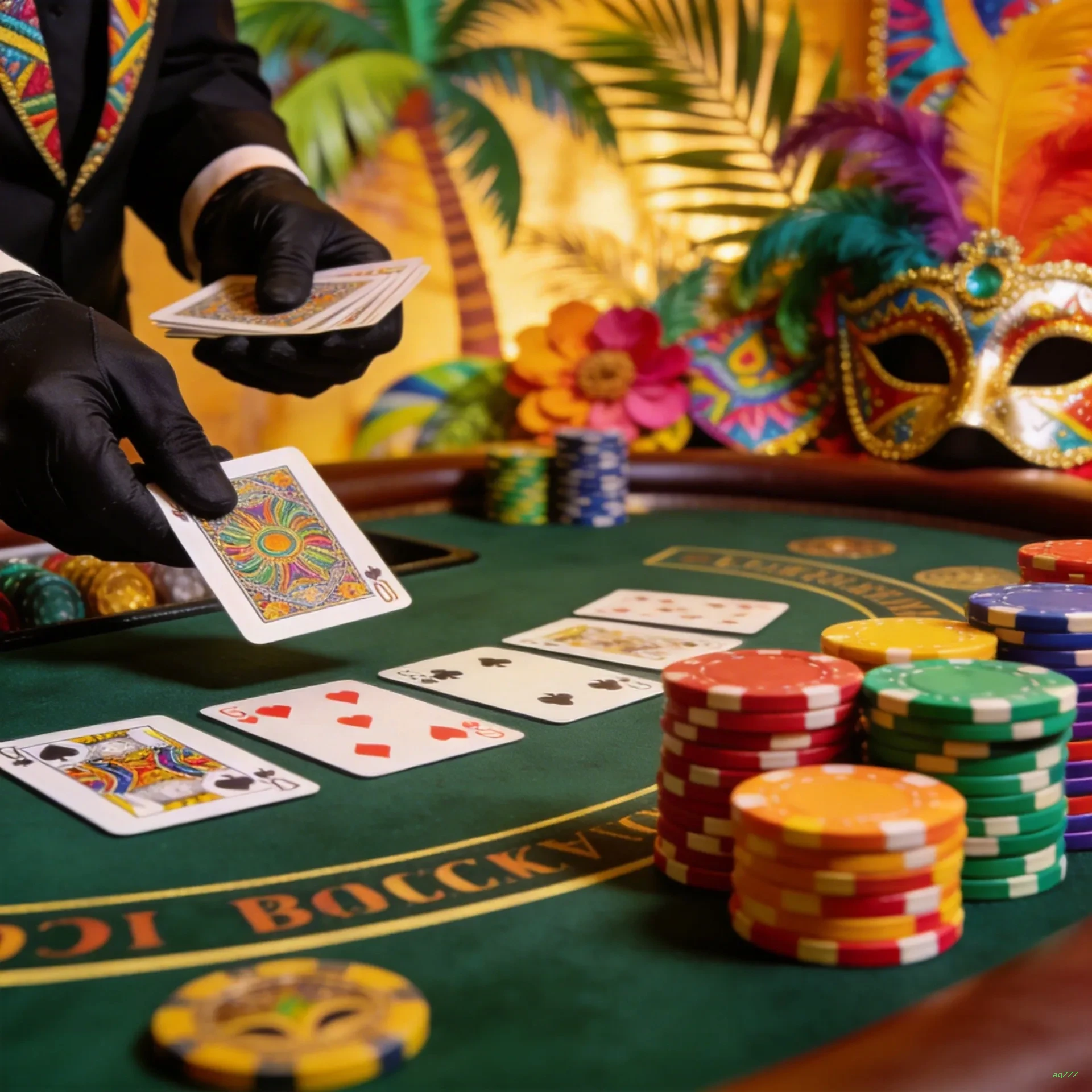 Mesa de Blackjack aq777